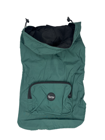 Burties Boutique Dog Rain Coat, Forest Green